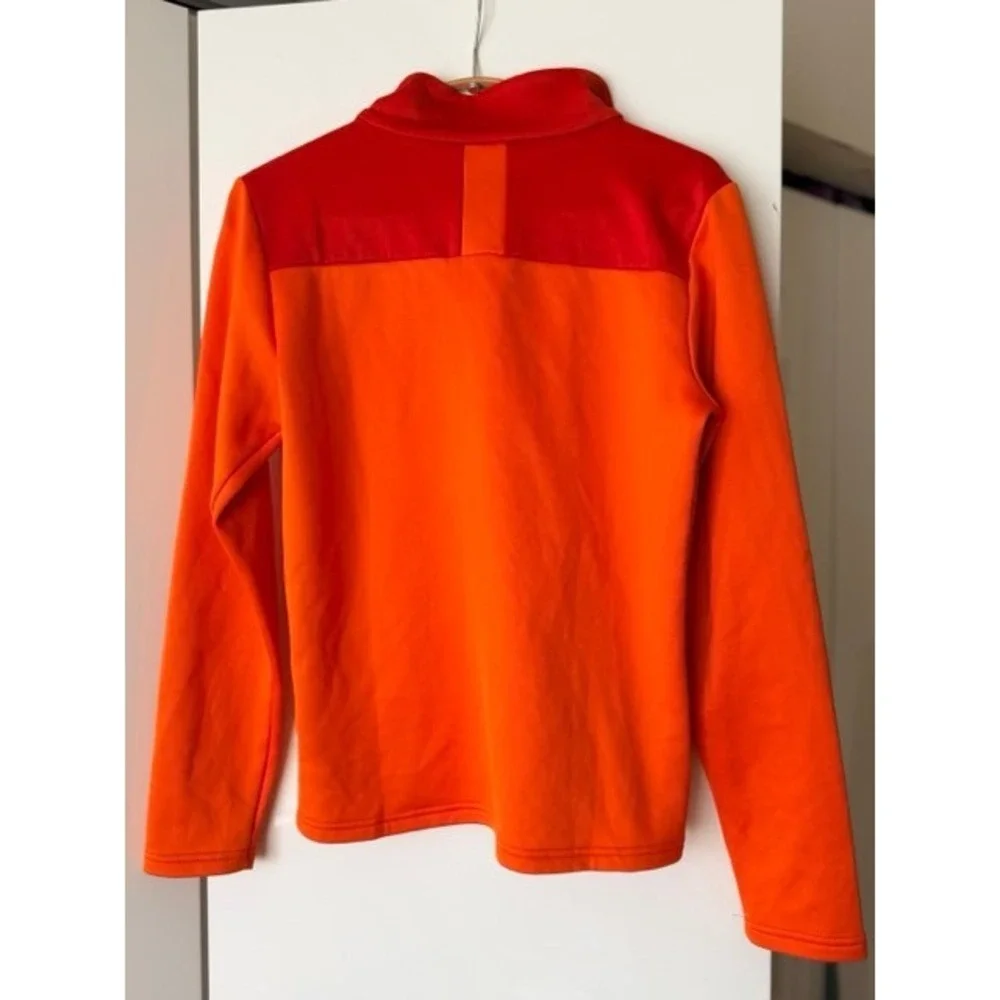 KJUS Boys Orange Charger Half-Zip Fleece Midlayer Size 164 Ski